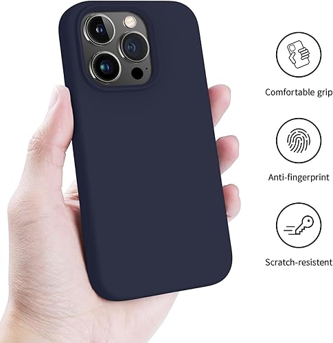 Miniatura 7 de AOTESIER Funda diseñada a prueba de golpes para iPhone 14 Pro Max, silicona de grado alimenticio, protección militar contra caídas, con forro