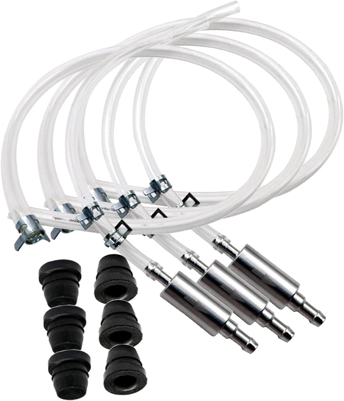 Brake Bleeder Hose Motorcycle Hydraulic Clutch Bleeder Kit - Brake Fluid Hose and Valve Tool Set for Efficient System Bleeding Set B 3PCS