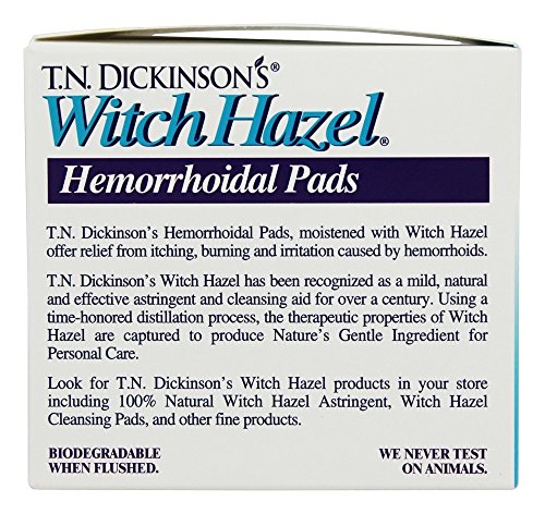 Dickinson Brands Hemorrhoidal Pads - 100 Pads #TOP4