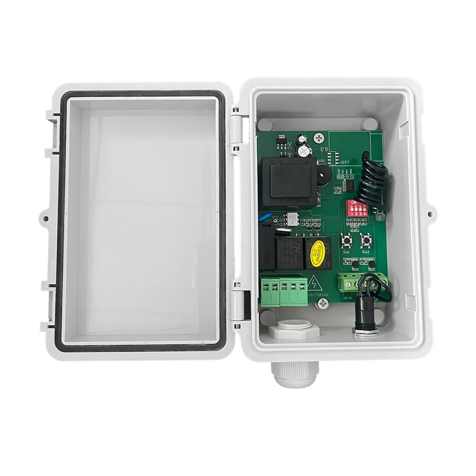 Receptor de motor universal CA, controlador moderno europeo for puertas enrollables(1Control board 2RC)