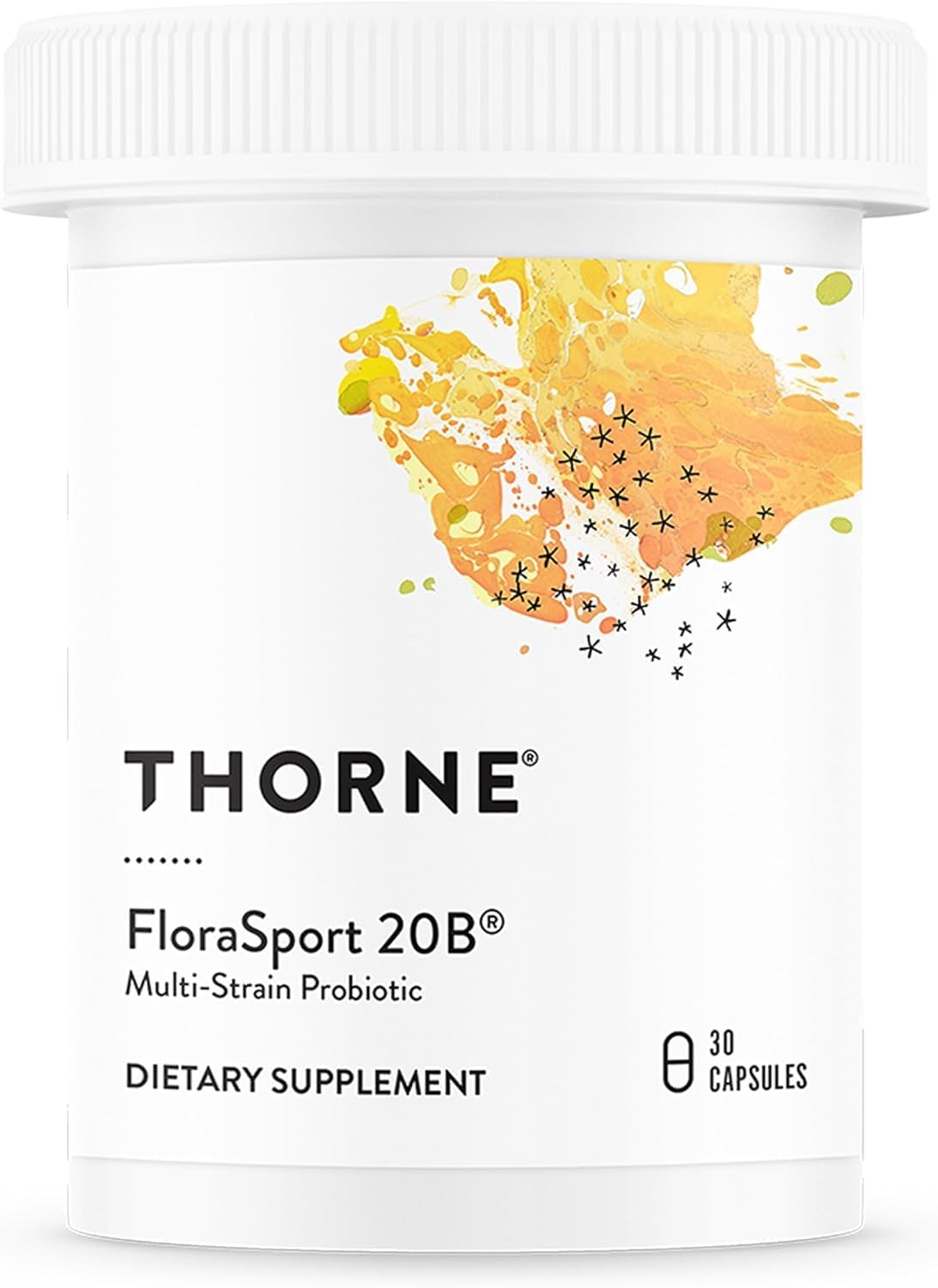 FloraSport 20B - Shelf-Stable Probiotic Blend - Supports Gut, Immune & Digestive Health - Occasional Gas, Bloating, Diarrhea & Constipation Relief* - NSF Certified for Sport - 30 Capsules