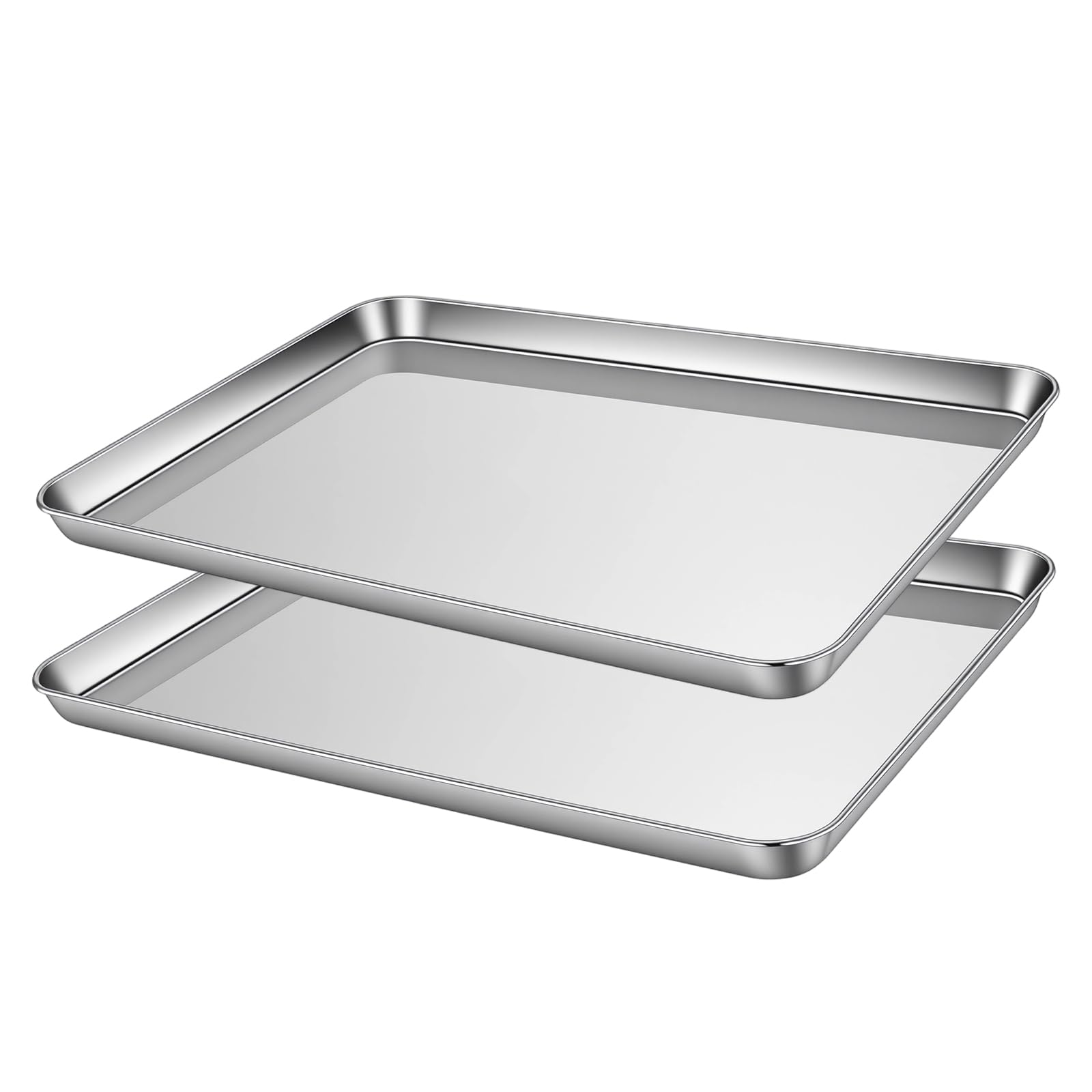 Bandeja de horno de metal SOUJAP en acero inoxidable con acabado pulido espejo duradero