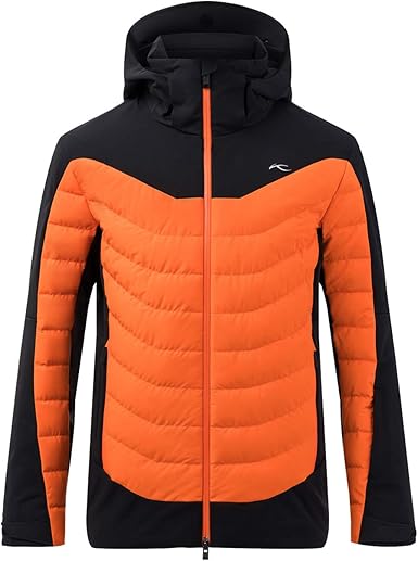 kjus orange ski jacket