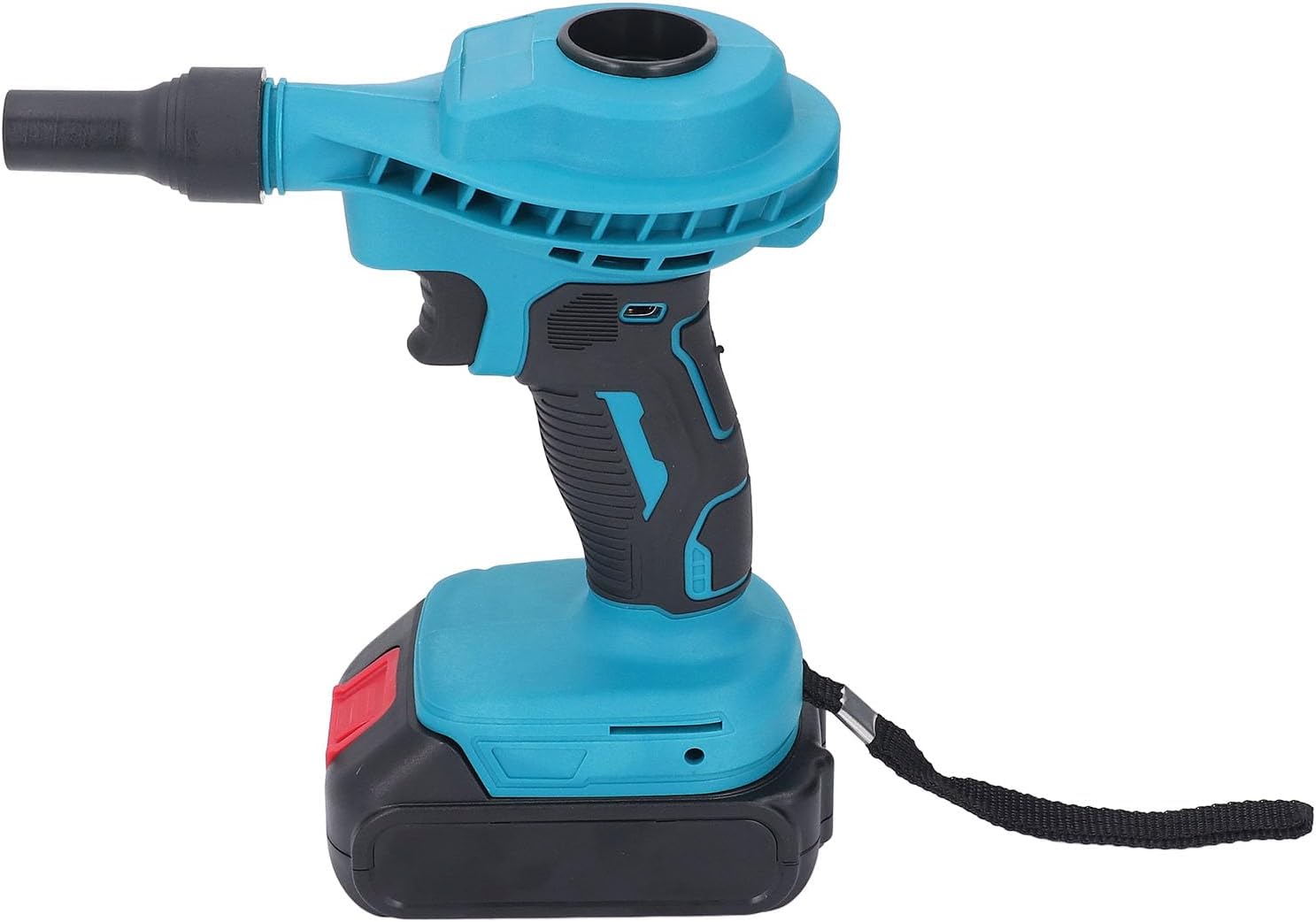 Electric Cordless Leaf Blower with 8 Levels Wind Power, Layers Turbocharging, and Robust Motor for Cleaning Outdoors, Battery Operated Design (US Plug)