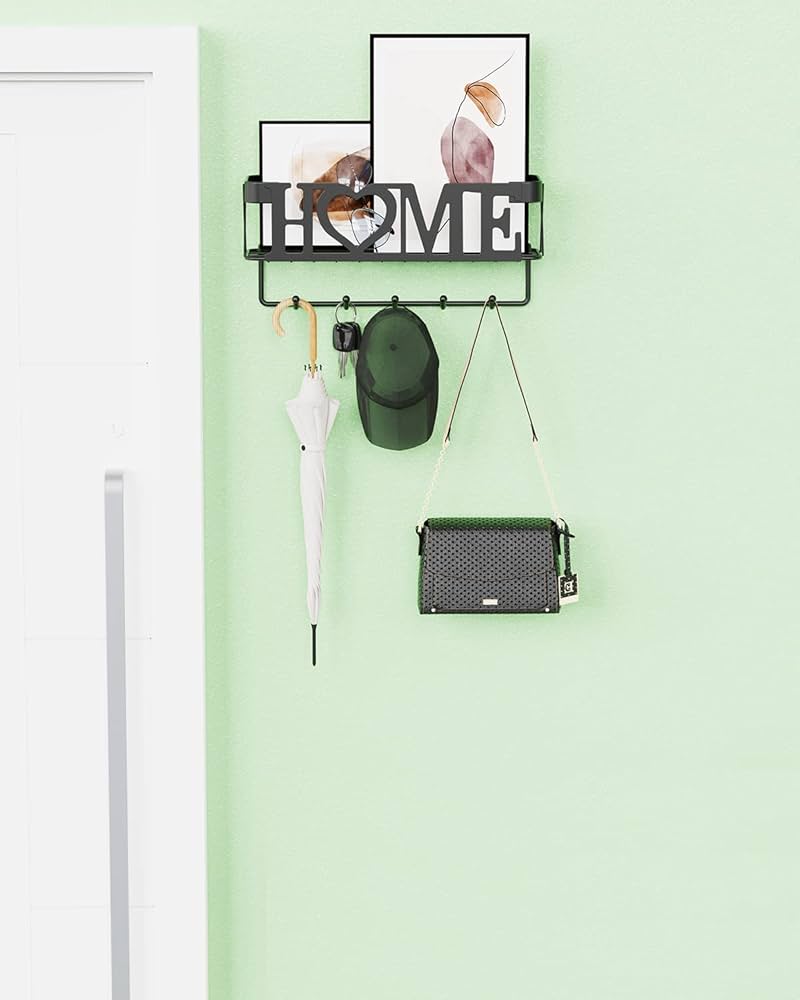 小物 HOPE EARTH KEY FOOK Amazon.com: Mkono Key Holder for Wall Decorative with 7
