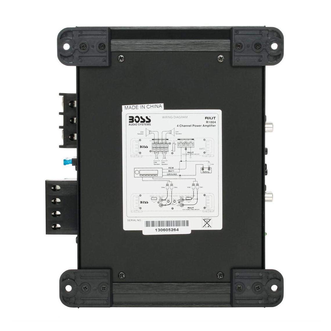 Amazon.co.jp: 《BOSS Audio Systems》Riot R1004 4ch アンプ Class A