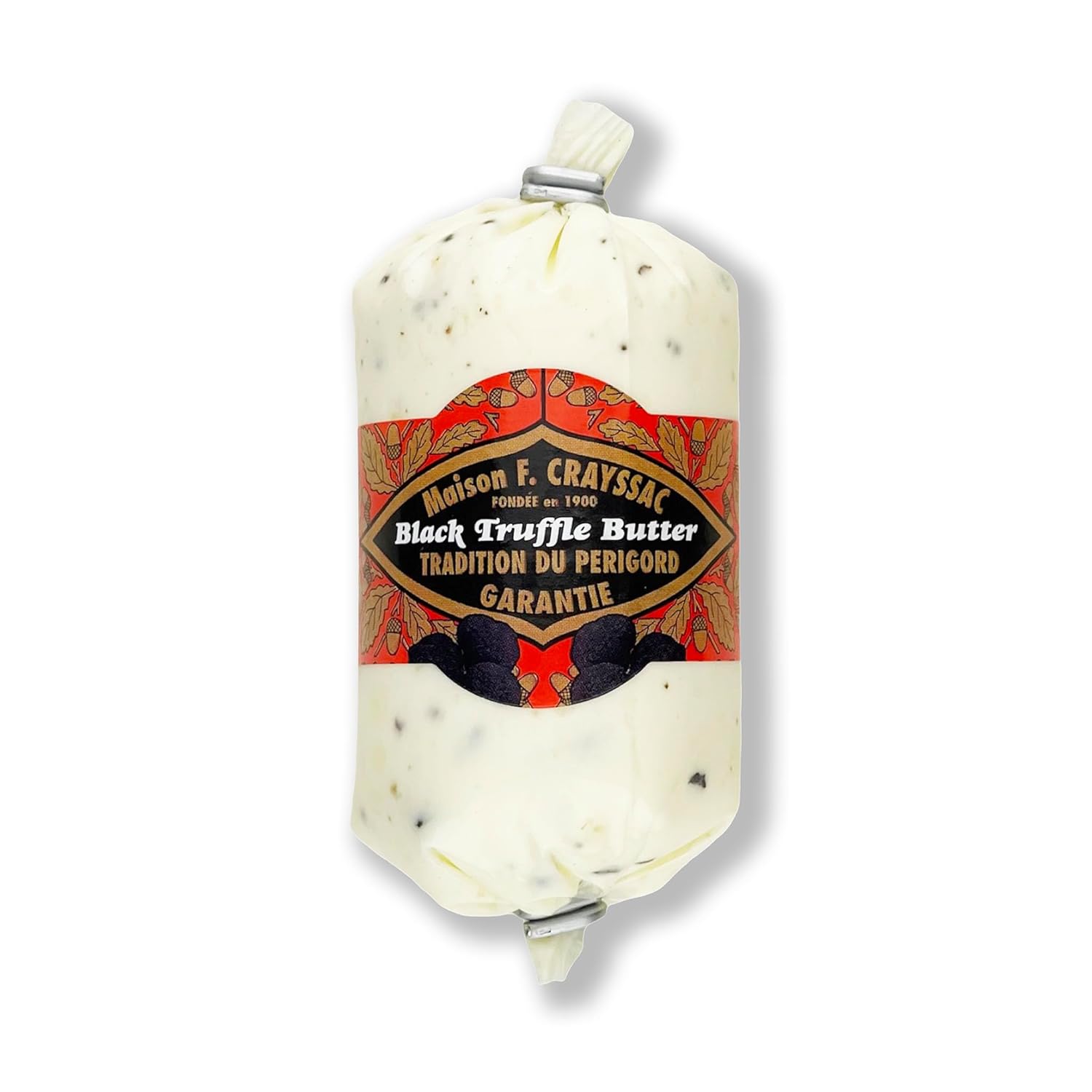 Crayssac Black Truffle Butter – Cultured European-Style Gourmet Butter with Real Black Truffle – Cultured, Grass-Fed, Small-Batch (16oz)