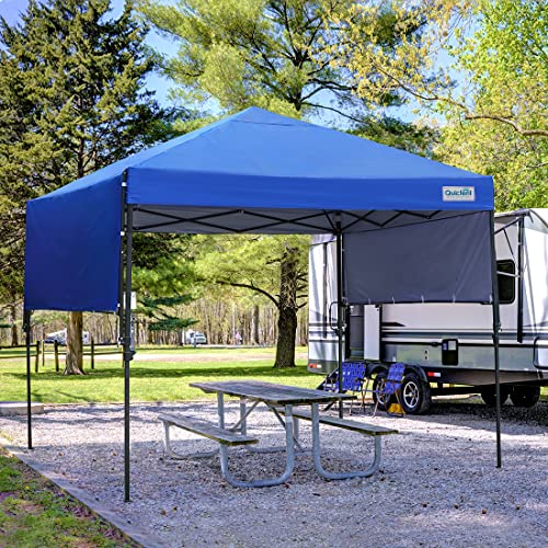 Quictent 10X15.7 Ft Pop Up Canopy Tent Instant Outdoor Gazebo Canopy With Adjustable Dual Awnings And Wheeled Bag For Patio, Lawn And Backyard (Royal Blue) #TOP6