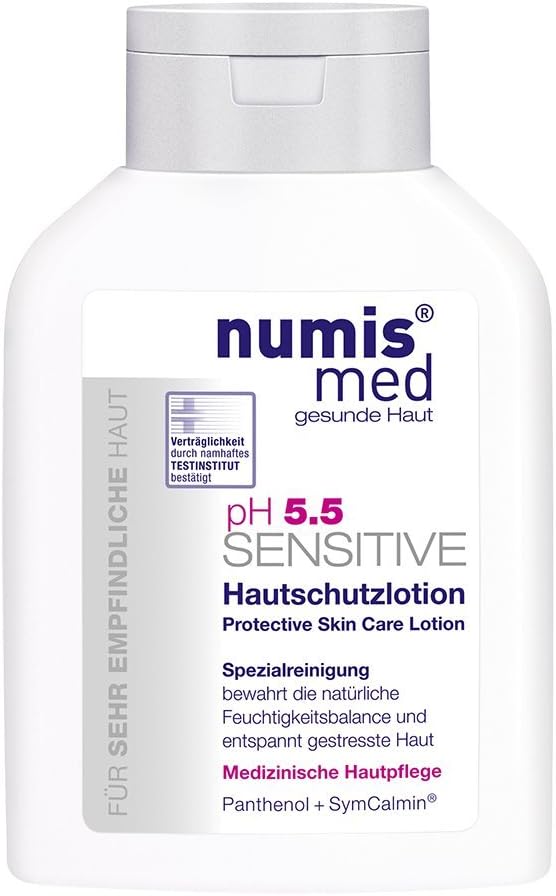 Protective Skin Lotion Imported from Germany Dermatologist Tested 5 Star Guarantee For Dry Sensitive Skin Low ph 5.5 Paraben Free Vegan Moisturizing Body Lotion 200 ml by Numis Med