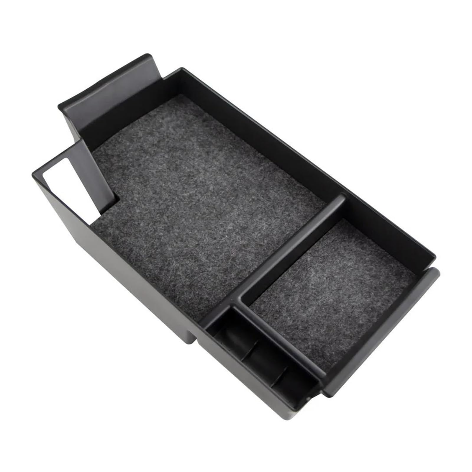 Fcaopcwama One Color For Sienna 2021-2025 Lhd Abs Car Center Console Organizer Storage Box Armrest Insert With Flocking Pad Car Armrest Storage Box