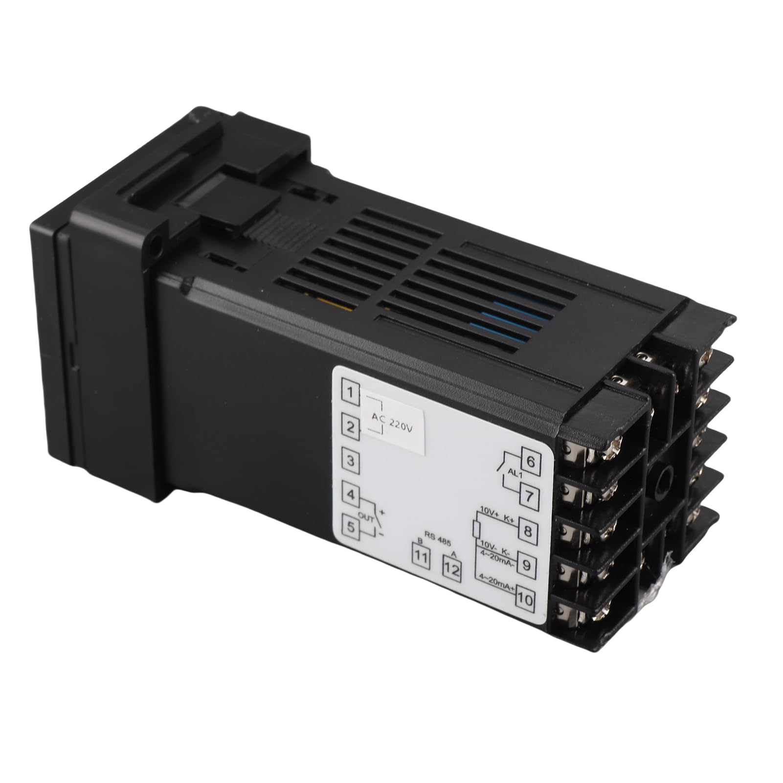 Ejoyous Controlador de Temperatura PID Controlador de Temperatura Digital ABS AC 220 V Pantalla Dual Programa de 32 Segmentos Salida de relé para Impresión Control de Procesos Químicos de Plástico