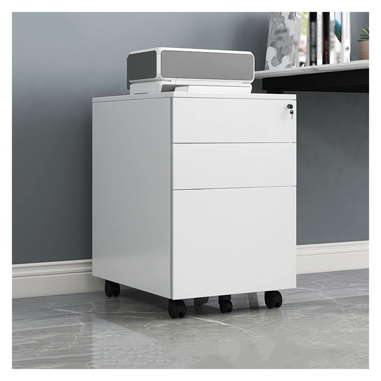 Aioneer File Cabinet Metal Cabinet File Cabinet Low Cabinet Office Data File Activity Storage Three Drawer Cabinet Cabinet Filing Cabinet-1