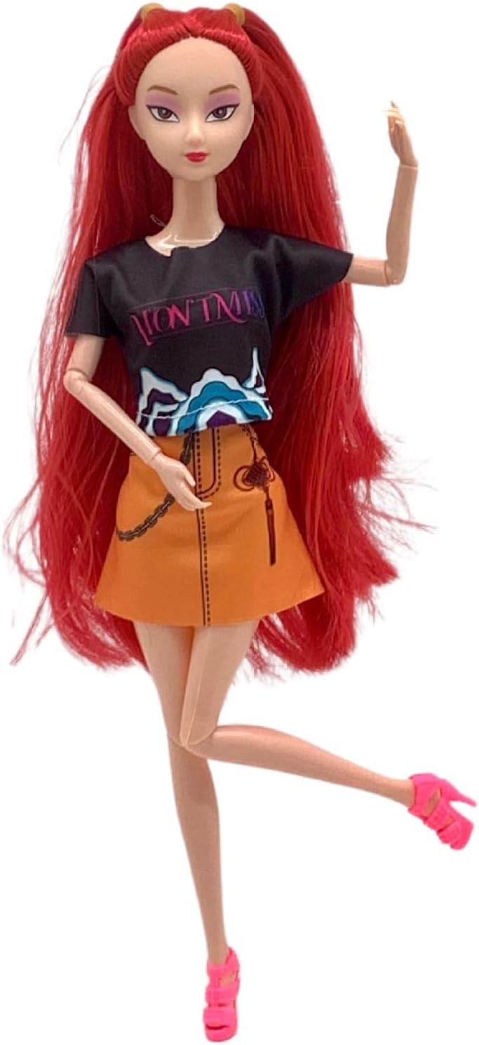 Demon Hunters 11.5'' Fashion Doll for,Articulated Girl Group Doll,Perfect Christmas and Birthdays Toy Gift for Girls Fans (03)