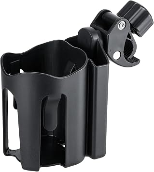 Stroller Cup Holder Compatible with Nuna Mixx/triv/trvl | Rotatable 2-in-1 Stroller Cup and Phone Holder,Upgrade Version with Compact Size