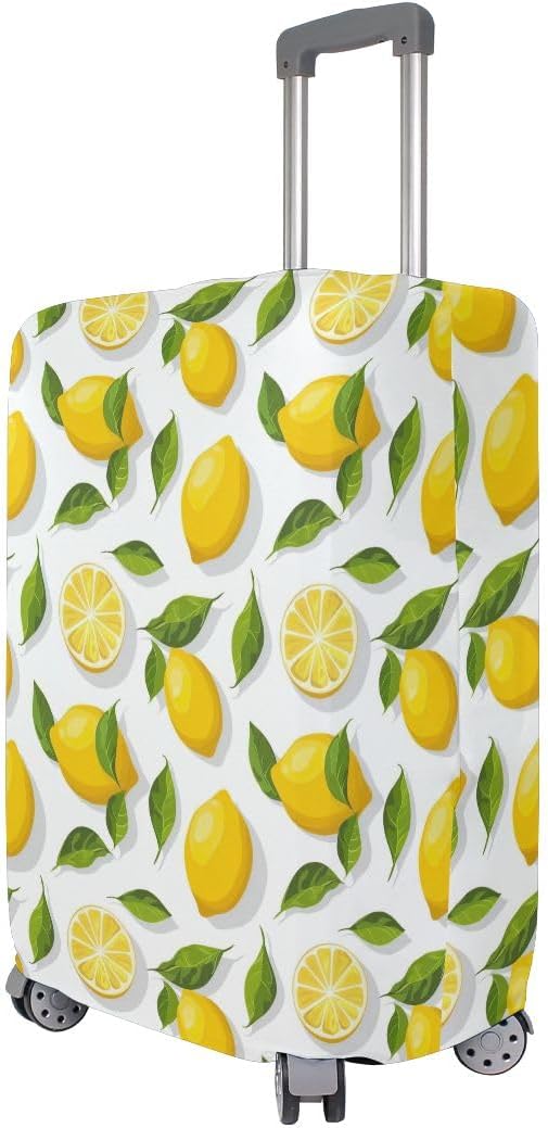 CHIFIGNO Lemon Carry on Cover Protector Anti-Scratch Cover for Suitcase for Travel for Kid and Adult 18-32 Inch Suitcase L Fits 26-28 Inch