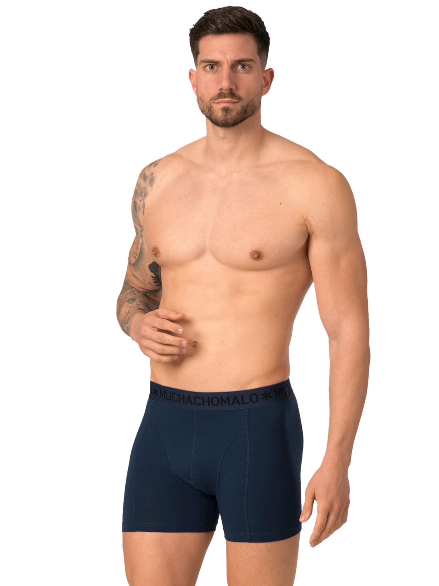 Muchachomalo - Calzoncillos tipo bóxer para hombre, 2 unidades, microfibra.