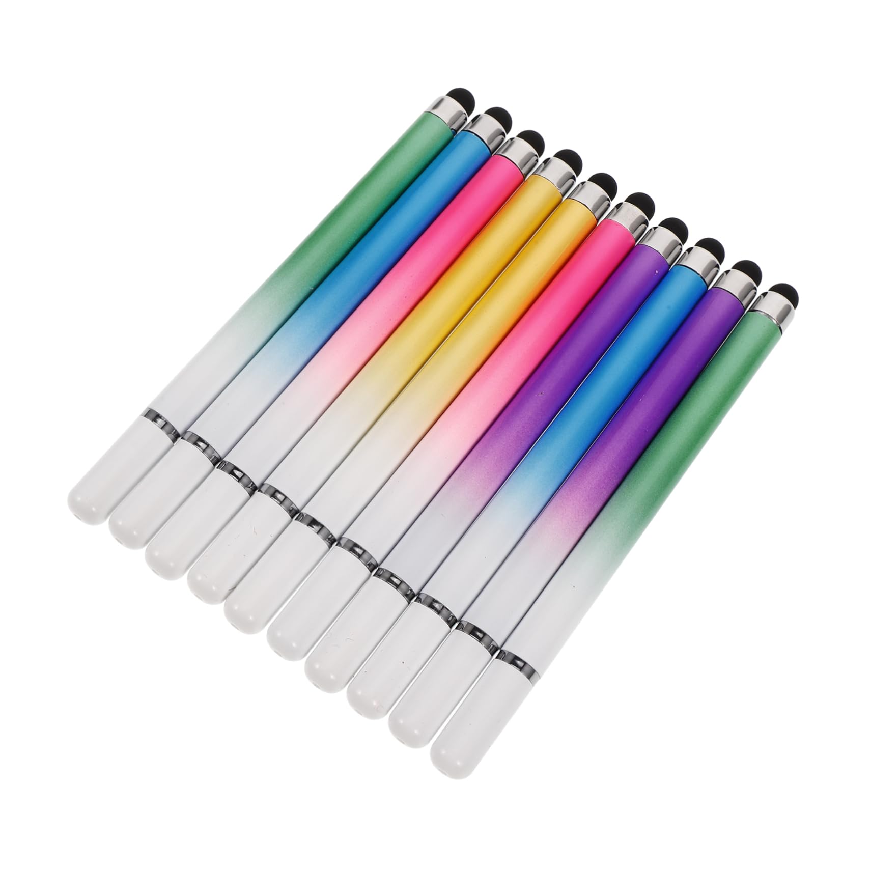 Gadpiparty 50piezas Lápiz Táctil De Dibujo Estilógrafo De Pantalla Táctil Bolígrafo Capacitivo para Tabletas y Móviles Gradientes