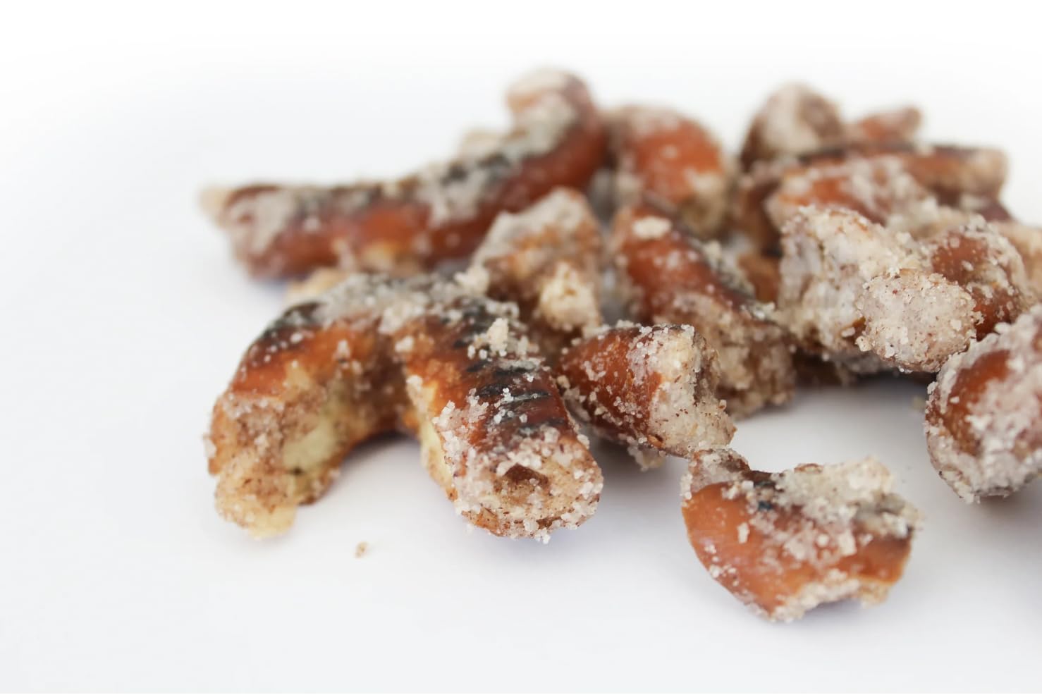 Core Flavors Pretzel Bites 5 Count Case: 1 Sugar + Spice, 1 Coffee + Cream, 1 Lemon + Poppy, 1 Berries + Cream, 1 Orange + Ginger