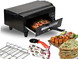 Wellberg Electric Tandoor With Switch Controller Equipment (Black) Electric Tandoor Chicken, Paneer Tikka, Alu Tikka, 2200 Watts