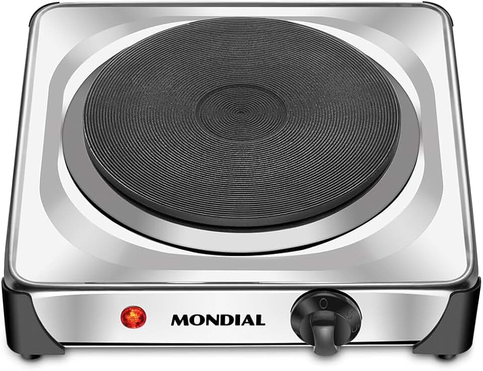 MONDIAL Fogão Elétrico Fast Cook, Inox, 1000W, 220V - FE-04