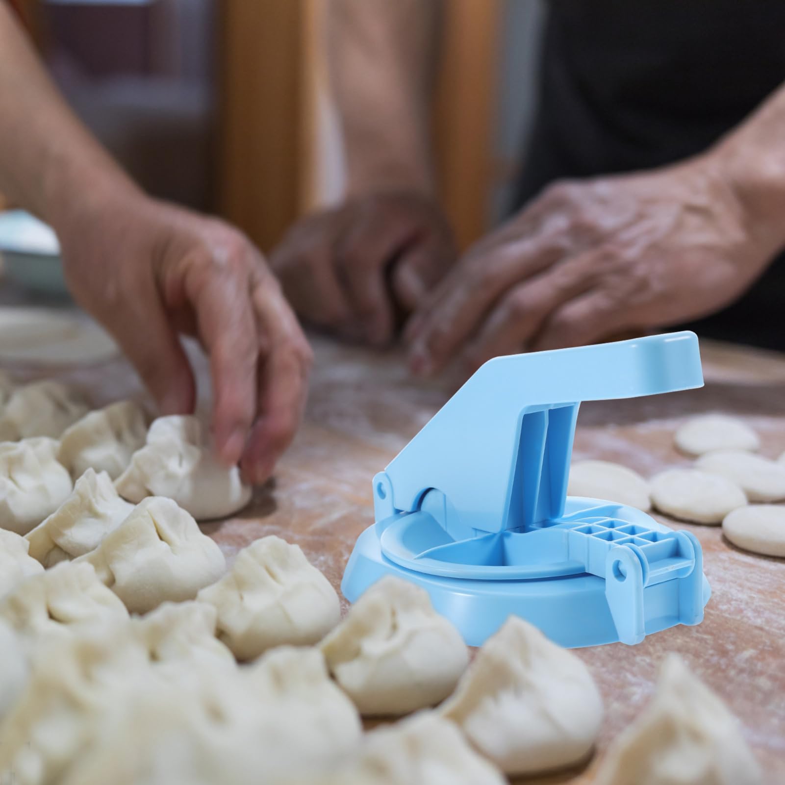 Alipis Professional Dumpling Press Tool Convenient Wrapper Press for Uniform Dough Thickness Essential Kitchen Gadget for Making Dumplings Biscuits Simple Design Easy Operation