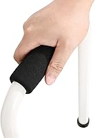 Vista 8 de Sattiyrch Taburete escalonado con asa para mayor edad, taburete resistente y ligero con plataforma antideslizante, fácil de montar, soporta