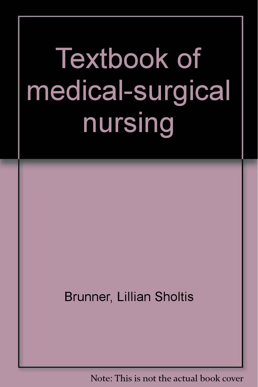 Textbook of medicalsurgical nursing Books Amazon.ca