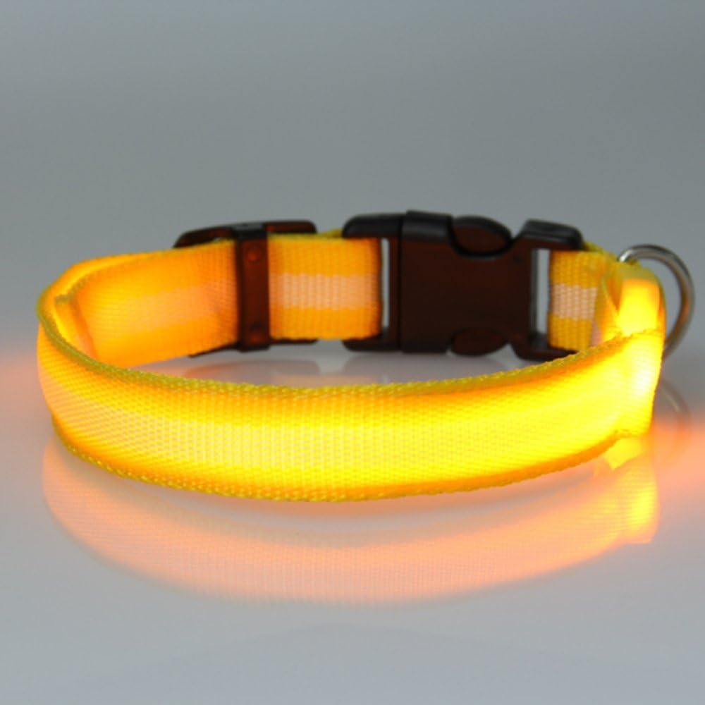 Tzou Dog Safety Collar, Yellow, Large