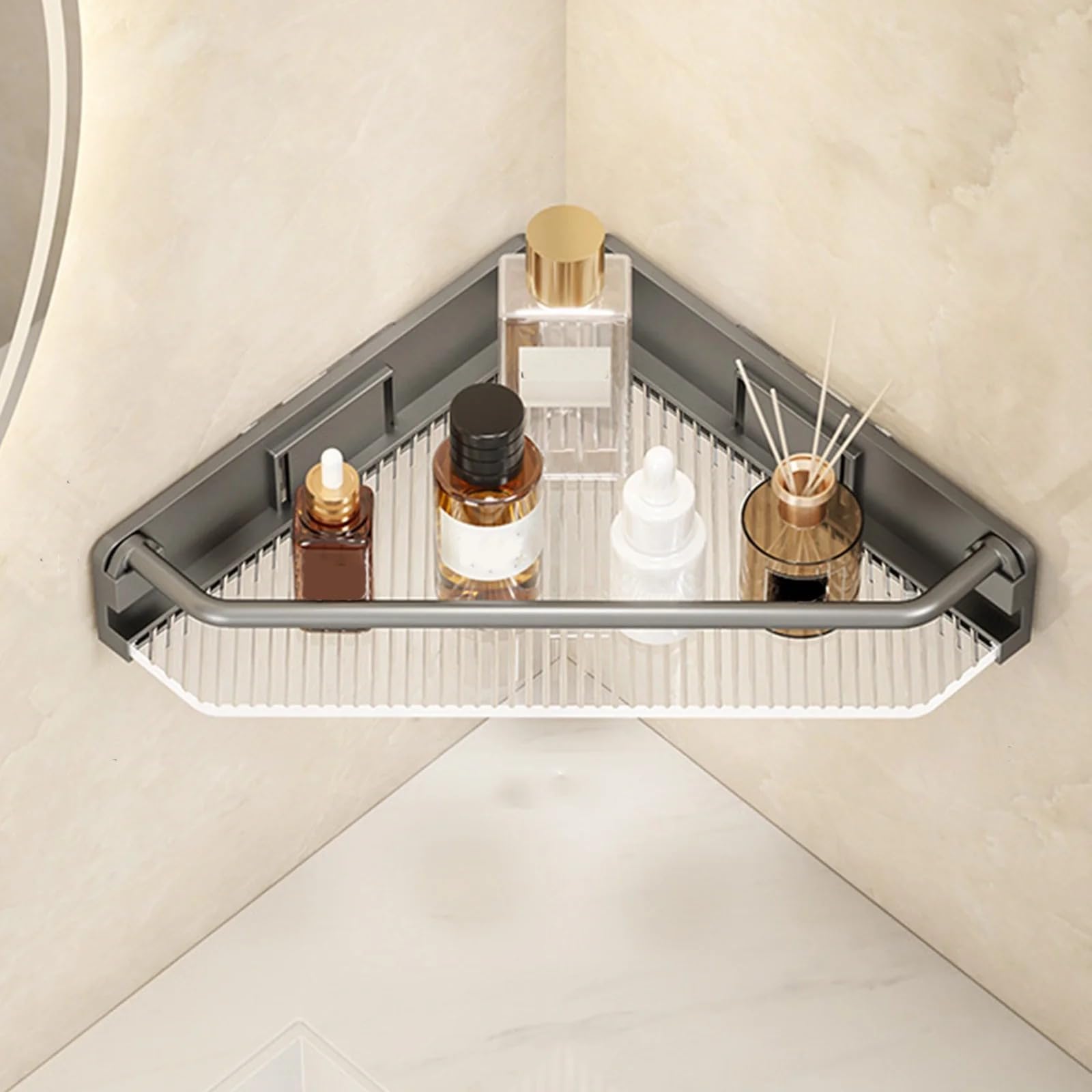 See full amazon price history chart for PIKFOS New Shower Corner Shelf No Drilling Metal with Stickers Wall Mounted Adhesive Shower Caddy Basket Organiser for Bathroom || Pack of 1 PIKFOS New Shower Corner Shelf No Drilling Metal with Stickers Wall Mounted Adhesive Shower Caddy Basket Organiser for Bathroom || Pack of 1 (B0DGDMJT4W) Amazon Price History, Amazon Price Tracker