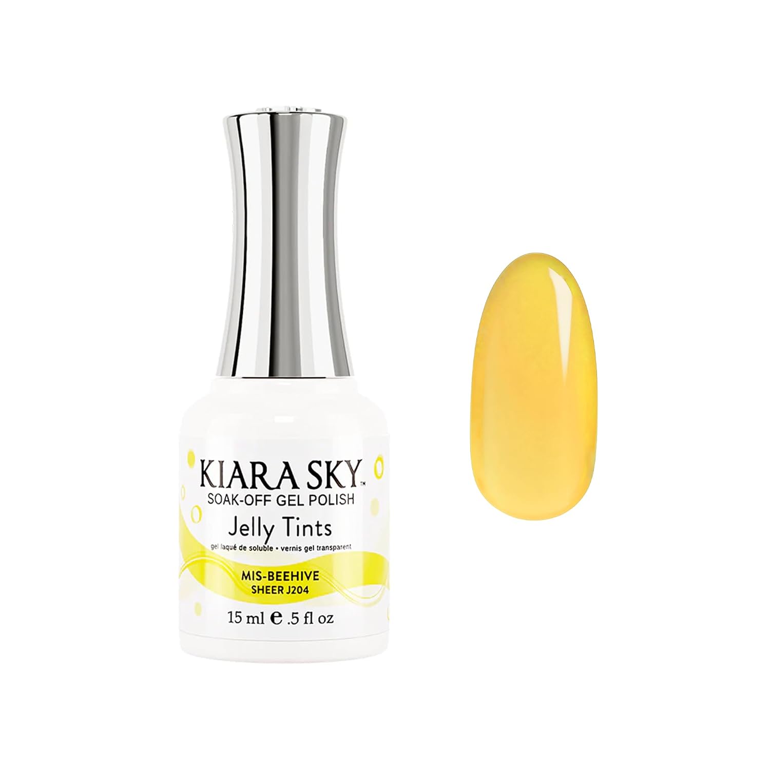 KIARA SKY Professional Nails Soak Off Jelly Tint Gel Polish (Mis-beehive)