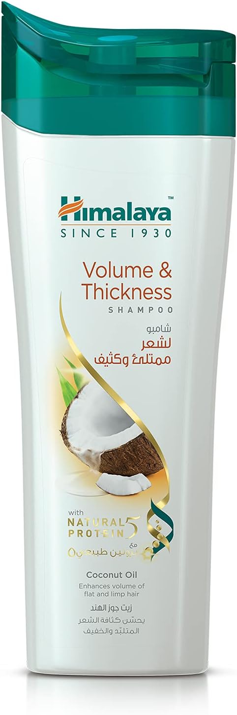 Himalaya Volume & Thickness Shampoo Provides Volume To Hair, Making It Visibly Thick & Bouncy -400Ml