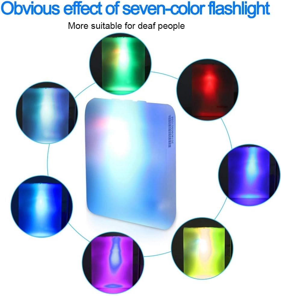 T angxi Door Bell Push Buttons, LED Flashlight Colorful Music Doorbell 32 pcs of Music Option for Home Office Operating at 1000 Feet 5 Volume Levels Patient Elderly Deaf