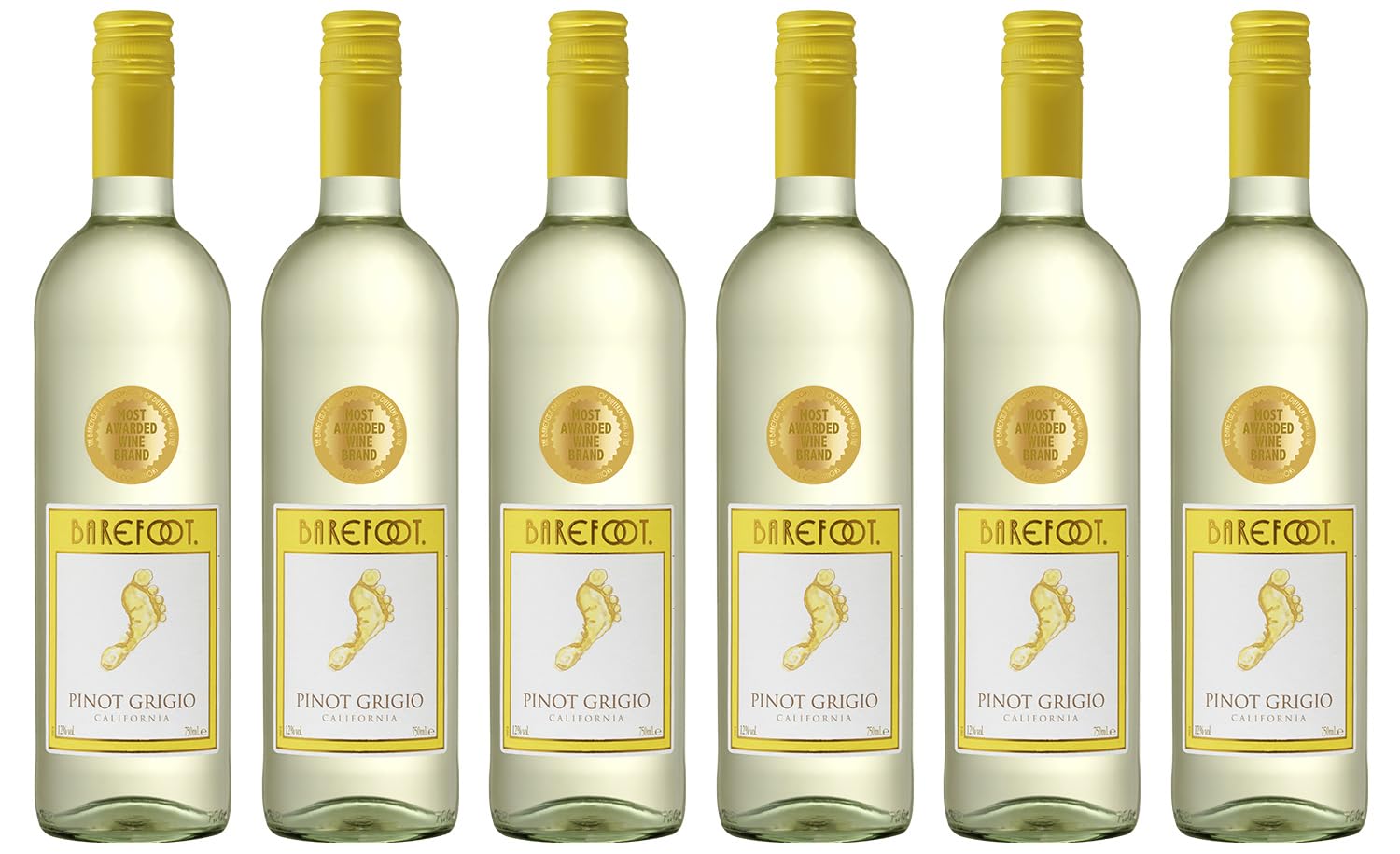 Barefoot Pinot Grigio Halbtrocken (6 x 0.75 l)