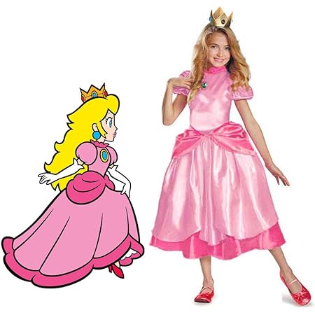 Disguise Nintendo Super Mario Brothers Prinzessin Peach Classic Madchen Kostum Medium 7 8 Amazon De Spielzeug