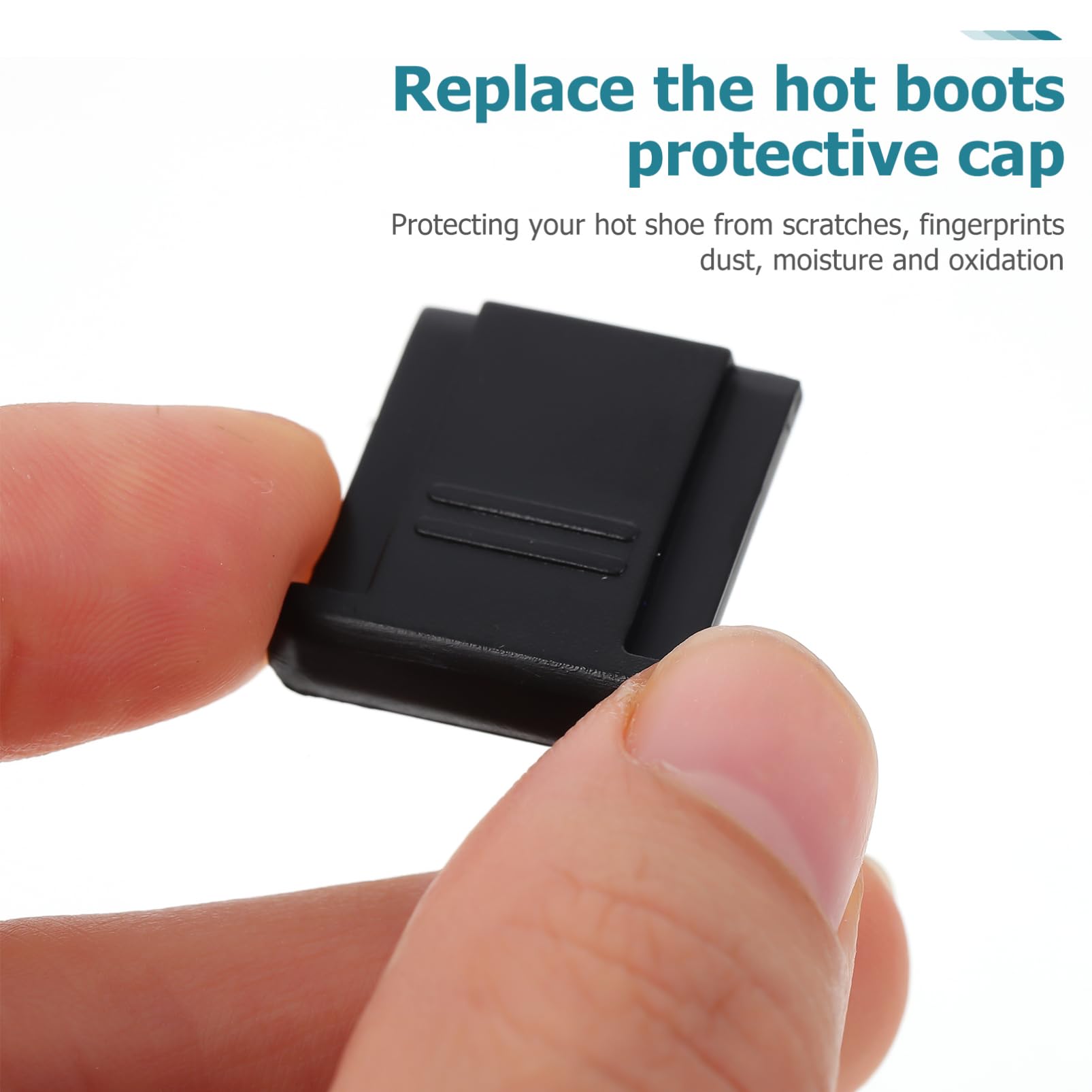 Mipcase 4 Pack Hot Shoe Cover Cap for Camera Mount Plastic Material Moisture Fingerprint Proof Easy to Install