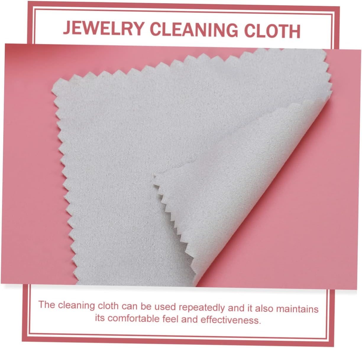 Jewelry Cleaning Cloth 100pcs Suede Fabric for Gold Jewelry