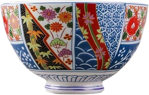 FISIDI Ciotole in Porcellana, Scodella - Ciotola Ricca Ciotola in Porcellana Cinese Ciotola for Noodle for Uso Domestico Ciotola for zuppa Ciotola for Riso in Ceramica