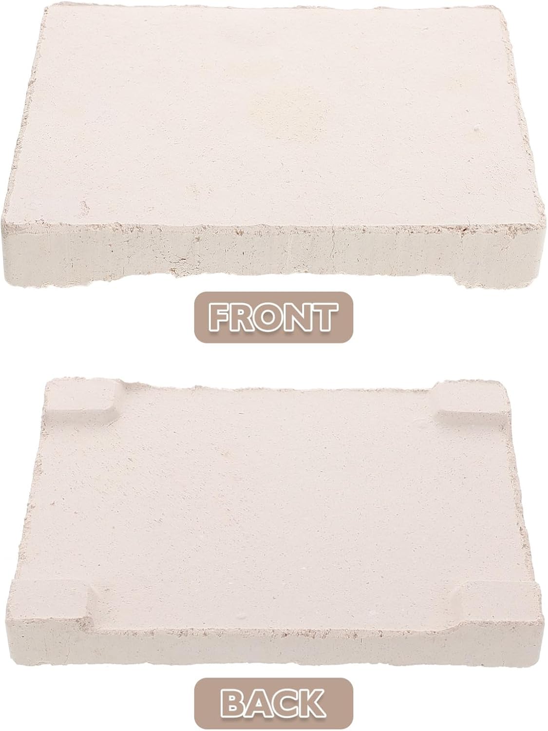 Baluue Fireproof Brick Soldering Panel for Jewelry Making, Quartz Honeycomb Metal Smelting Board 14.8x11.2x1.8cm with Four Legs, Insulated Welding Tool for Metal Casting and Jewelry