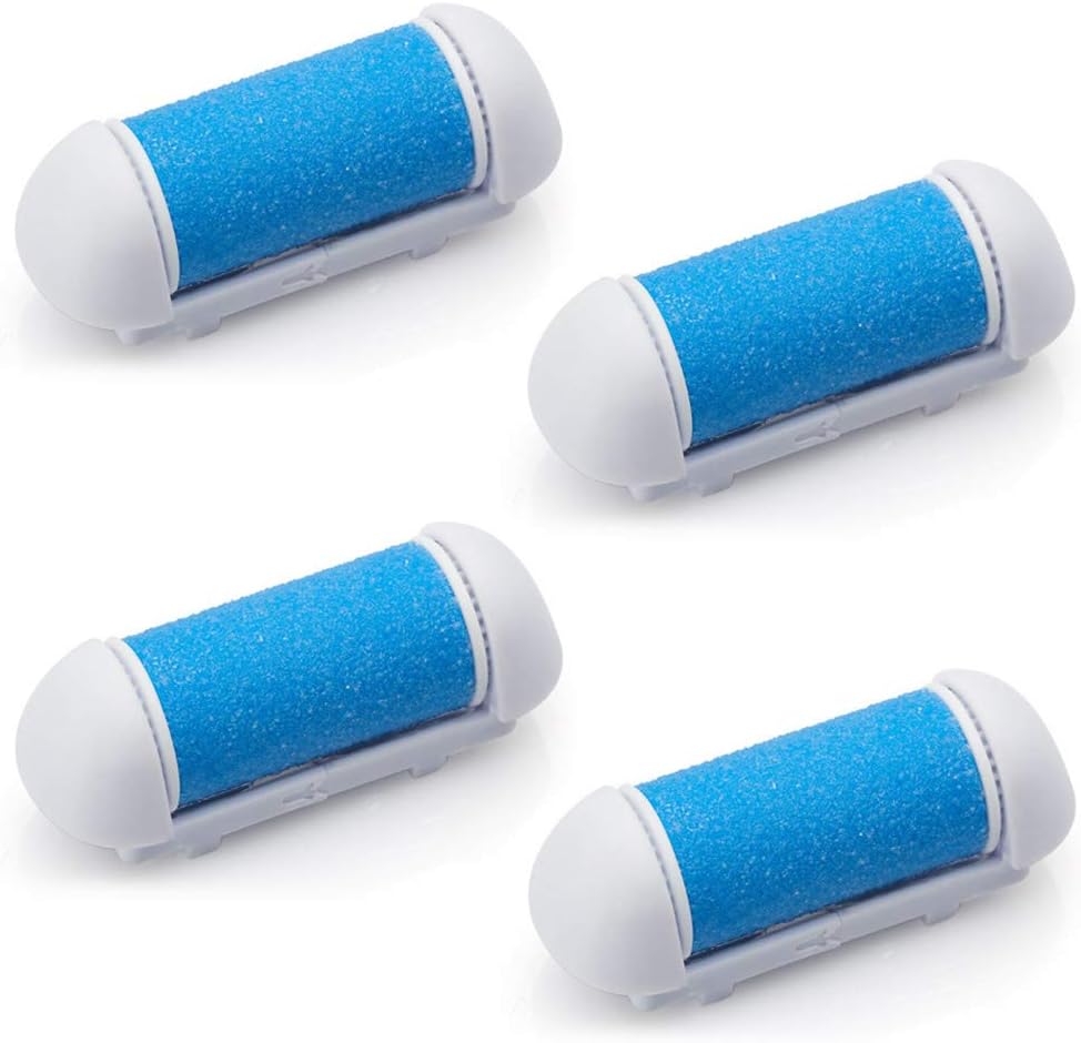 [4 Pack] Canwn Extra Coarse Replacement Rollers Compatible with Care me Callus Remover Hard Skin Remover Refills