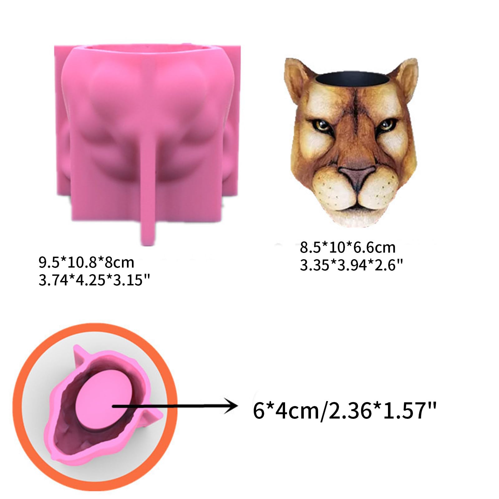 3D Tier-Blumentopf Silikonform – Für Harz, Gips, Beton; DIY-Vase, Stifthalter Oder Sukkulententopf (Schnecke)