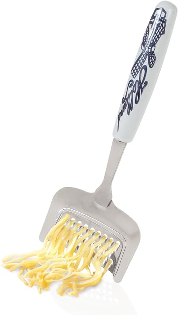BOSKA Cheese Grater Delft Blue, Stainless Steel, Silver White, 29 x 8 x 2 cm