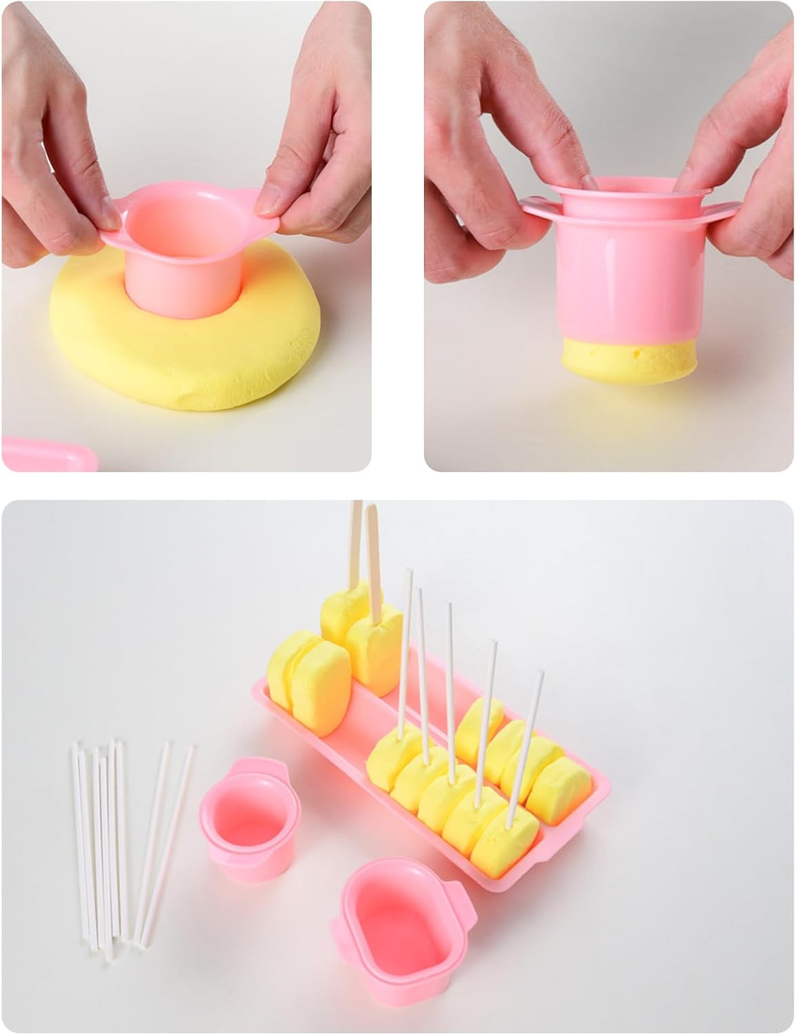 Baking Mold Set Cake Ball Cutter And Pusher With Tray Multi Purpose Kitchen Tool For Dessert Making And Family Baking Creative Cake Decorating Tool