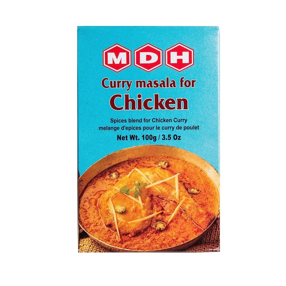 MDH Chicken Curry Masala | 100G | Chilli Masala | Great for Curries | Spicy Masala | Colourful and Delicious Taste | Indian Origin