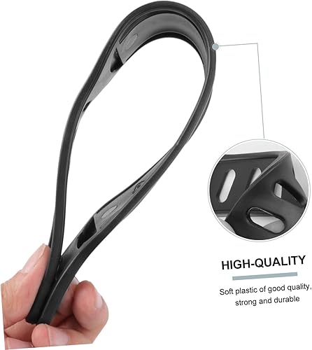 Miniatura 2 de Correas para dedos de bicicleta de gimnasio, 4 correas de plástico ajustables para bicicleta de ejercicio, diseño sin arañazos