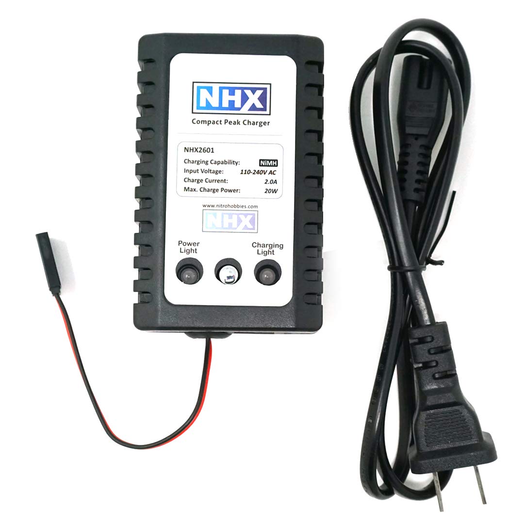 NHX RC Compact Fast NIMH A/C Peak Charger for 6v - 7.2v Receiver packs