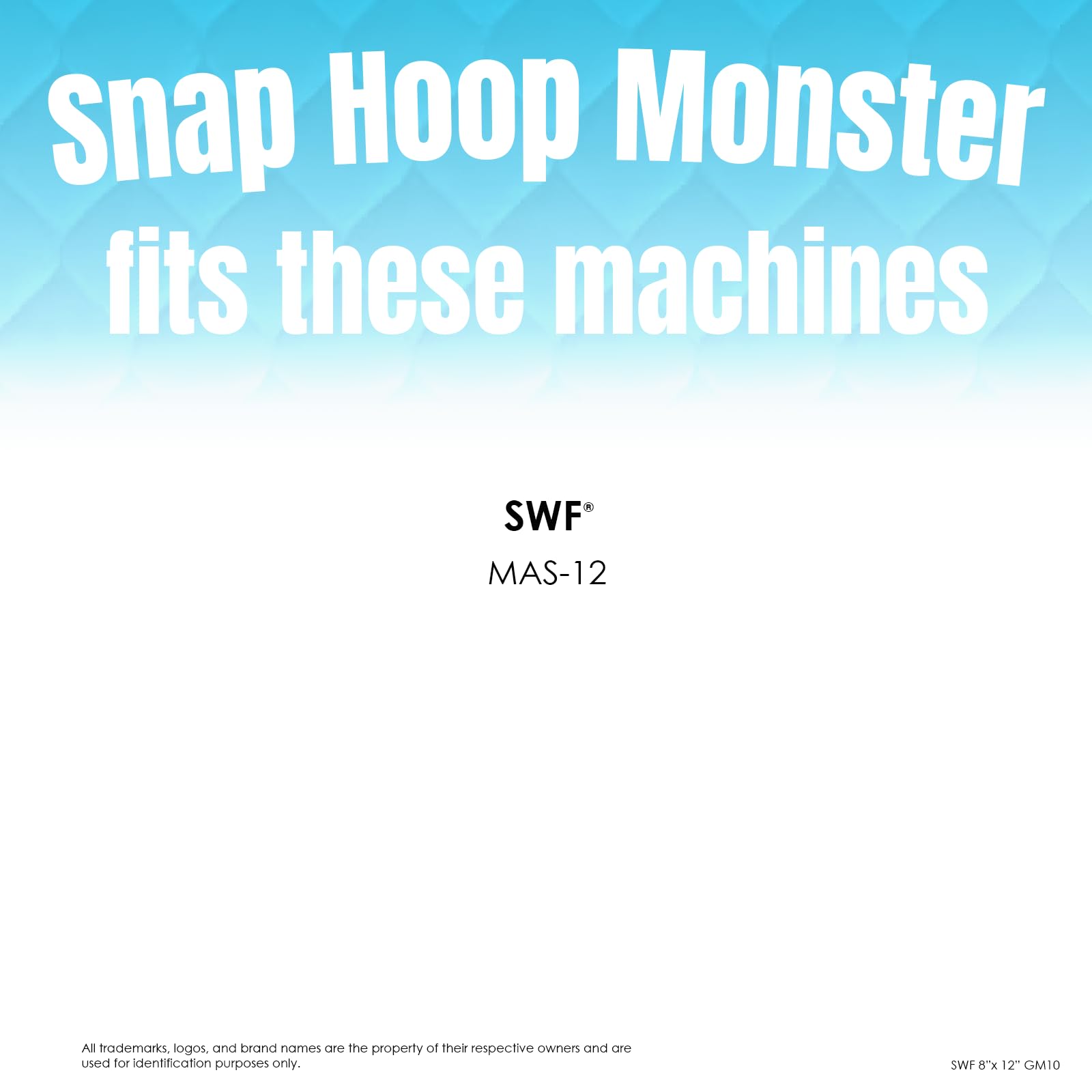 Multi Needle Snap Hoop Monster for SWF (8