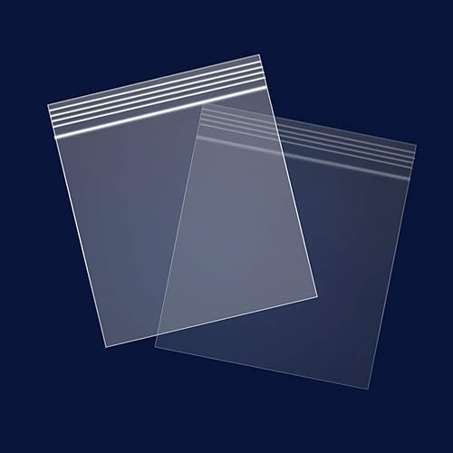 500 unidades - 1.5" x 1.5", bolsas de plástico transparente con cremallera resellable de 2 mil con cierre de sello resellable para monedas, joyas,