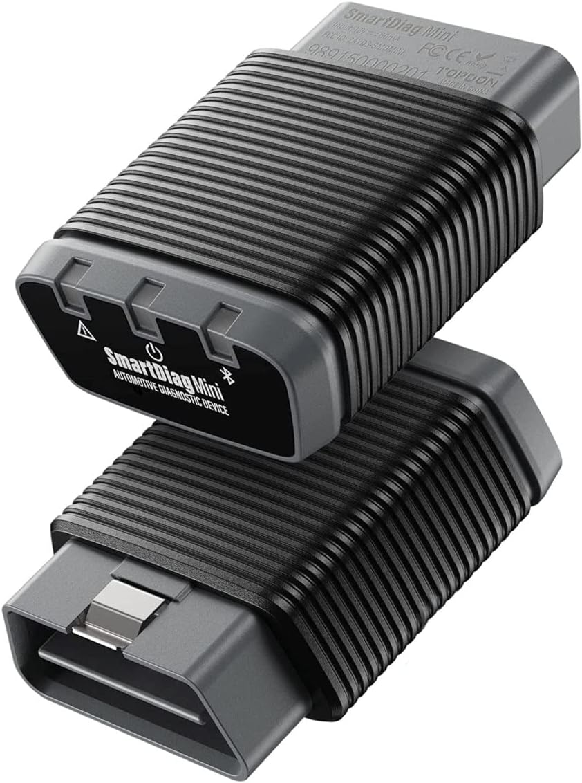 TOPDON OBD2 Bluetooth, SmartDiag Mini Code Reader Scanner, Car Diagnostic Tool with All System Diagnostics, 8 Reset and Maintenance Services, AutoVIN, 1 Year Free Use for DIYers, Support IOS&Android