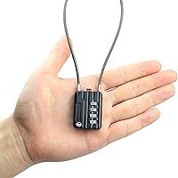 Vista 5 de 4 Digit Cable Combination Locks 12 inches Cable for School Gym Locker,Helmet,Filing Cabinets,Toolbox,Luggage Suitcase,knapsack,Cable 3mm