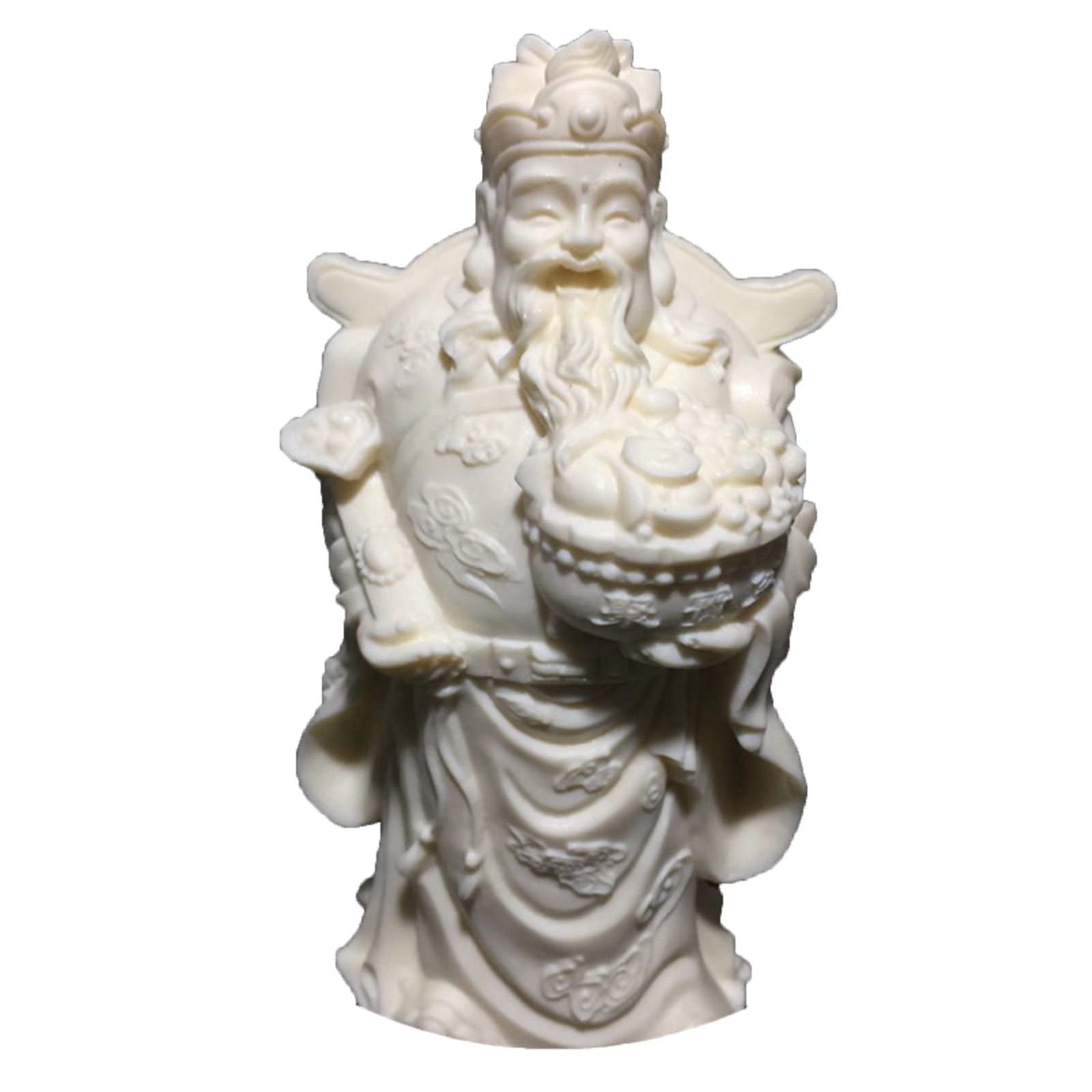 ALANIZ Estatua de Buda Fengshui Estatua del Dios Chino de la Riqueza Estatua de Buda Tallada a Mano Escultura de Arte Moderno Decoraciones for el hogar de Alta Gama Las Mejores Figuras de Regalo